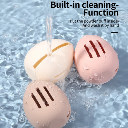 1Pcs Makeup Sponge Holder Eco-Friendly Silicone Multi-hole Beauty Egg Storage Case Travel Protable Cosmetic Puff Holder Box