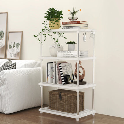 Kitchen storage rack, bedroom floor storage shelf, bathroom living room organizing rack, simple multi-level storage rack