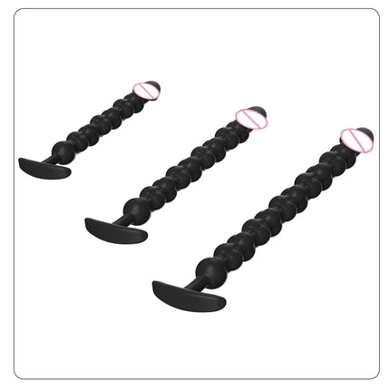 Extra-long Anal Dildo Butt Plug Prostate Massager Adult Gay Anal Beads deeper Stimulation G-spot Clitoral Sex Toys for Men Women
