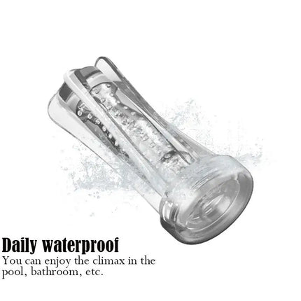 Male Masturbator Cup Soft Pussy Sex Toys Transparent Vagina Adult Endurance Exercise Adult Supplies Pocket Cup For Men