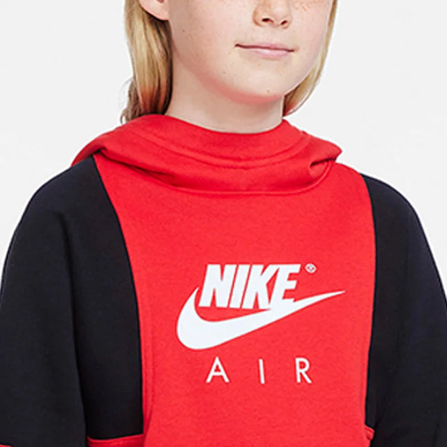 Nike Official Authentic New Season Winter Big Kids' Sport Casual Fleece Hoodie DD8712-657