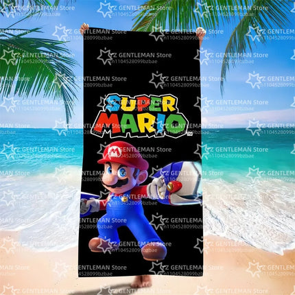 Cool Towel Soft Pool Classic Gift For Travel Gym Shower Camping Quick Dry Sports Large S-Super Game Beach M-Marios Towel