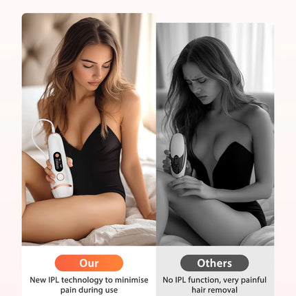IPL Devices Hair Removal Laser 17J 999900 Light Pulses HR/SC/RA 9 Levels Whole Body Painless Hair Removal Home Use For Men Women