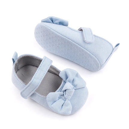 Baby Girl Princess Shoes Soft PU Classical Bowknot Beautiful and Cute for Newborn Girl Spring and Summer Prewalking 2023 Fashion