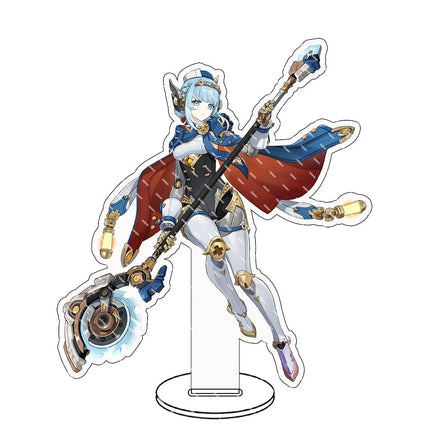 Genshin lmpact Anime Figure Acrylic Stand Lauma Flins Aino Ineffa Model Plate 1pc Desk Decor Standing Sign Game Fans Gifts Key
