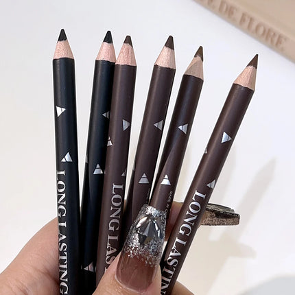 3pcs Waterproof Eyeliner Eyebrow Pencil Professional Long Lasting Natural Eye Brow Enhancers Non-smudge Eyeliner Eyes Cosmetics