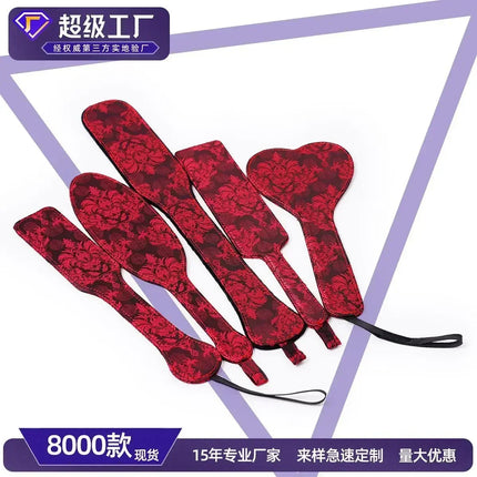 Spanking Paddles Fetish Flirting Sex Toys Erotic Slave Whip Handle Flogger Adult Leather For Couple Women Bdsm Sex Toy Kinky