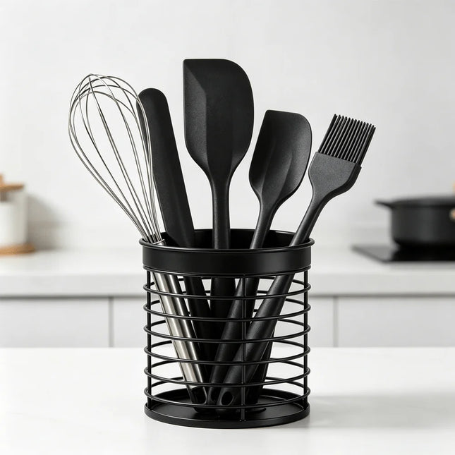 5pcs Silicone Spatula & Baking Utensil Set Pastry Brush & Icing Spatula, Non-Stick Kitchen Gadgets for Baking, Cooking, and BBQ