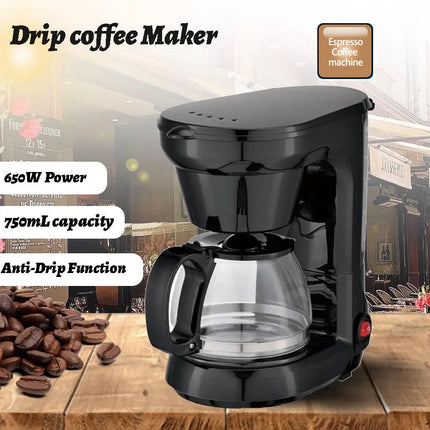 Coffee Machine Automatic 110v-240Vdrip Coffee Machine American Milk Tea Machine Coffee Pot