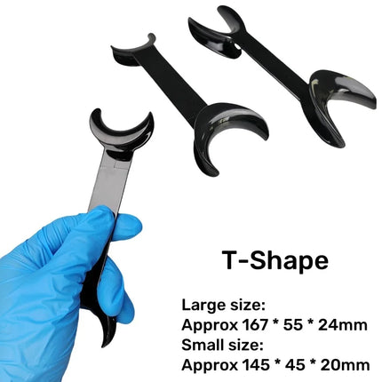 4Pcs Dental Mouth Opener T-Shape Orthodontic Lip Cheek Retractors Double Head Mouth Spreader Oral Clean Tool