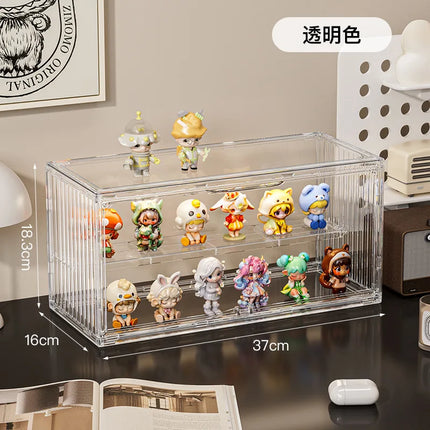 Blind Box Storage Display Case Transparent Dustproof Collectible Figures And Blind Box Storage Box Doll Display Cabinet