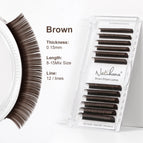 Brown / L / 0.15MM|Mix 8-15mm