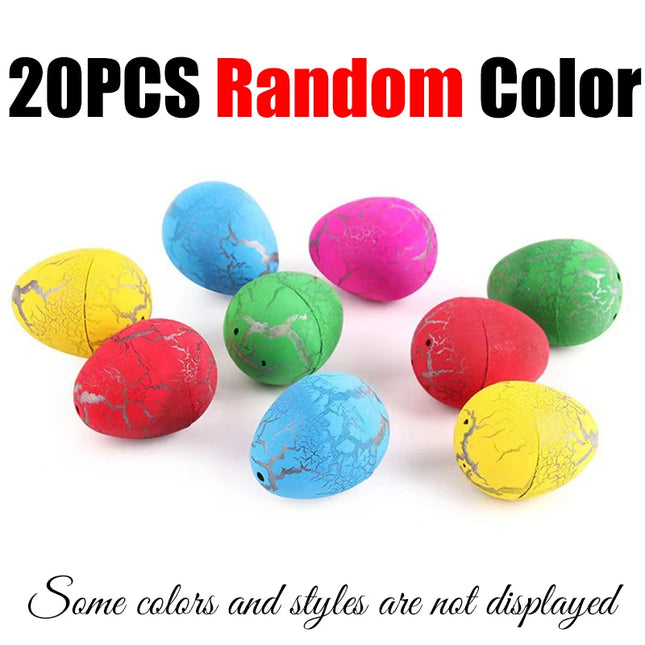 10/20PCS Funny Hatching Dinosaur Eggs Magic Growing Surprise Egg Crack Open Dinosaur Egg Novelty Gag Toy Birthday Party Gift ZYF