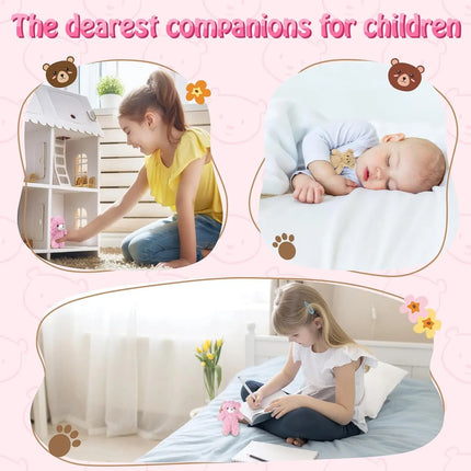 12-500Pcs Mini Teddy Bears Tiny Soft Stuffed Teddy Bear Small Plush Bears Bulk for Birthday Party Decor Favors Bag Keychain