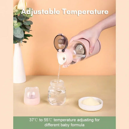 New portable wireless constant temperature milk regulator for babies to prepare milk when going out and heated thermos cup