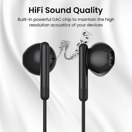 Type-C Wired Headphones  For Samsung Galaxy S24 S23 S22 3.5MM in-Ear Headphone A53 A52 Note 20 USB-C Earphone  HiFi Bass Stereo