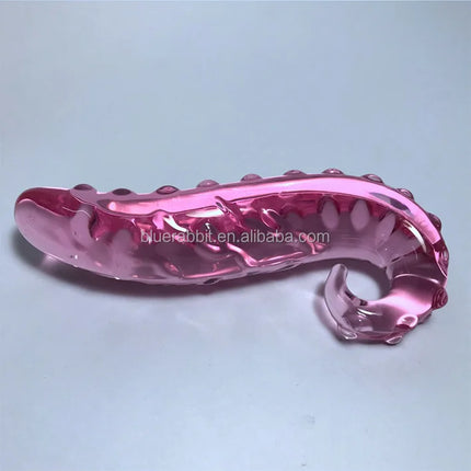 Sea Horse Glass Anal Plugs Wholesale Glass Masturbation Erotic Toys Pink Purple Black Green Blue Crystal Glass Dildos for Women