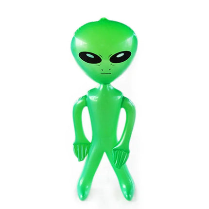 1pcs PVC Inflatable Toy Alien Doll Bar Party Alien Model Props Summer Beach Pool Water Toys Indoor Outdoor Festival Decorations