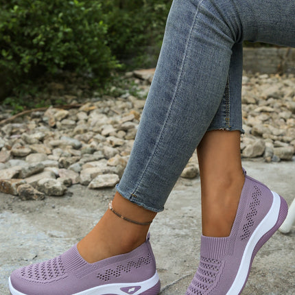Fashionable casual single shoes, breathable and comfortable women's shoes, sports vulcanized shoes, anti-slip flat shoes