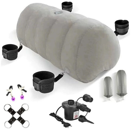 Inflatable Sex Pillow Hand And Foot Harness Set Assembly Breast Clamp Sm Couple Flirting BDSM Adult Sex Toys Sexy Shop