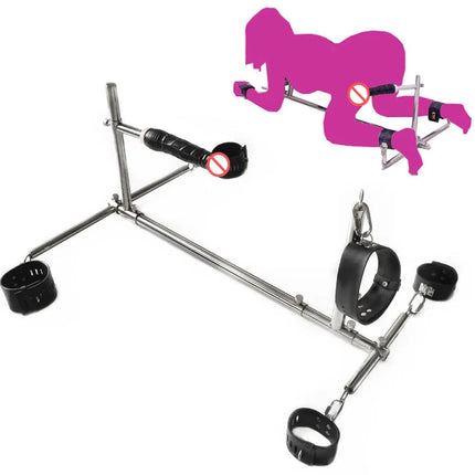Large Kneeling Bondage Bed Metal Frame Sex Furnitures Love Chairs Adult Erotic Games BDSM Bondage Restraints Toys For Women Men