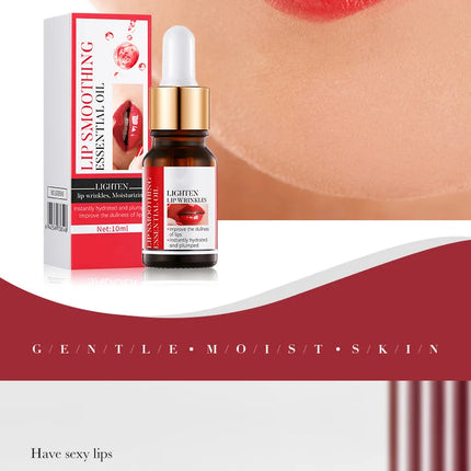 Lip Booster Plumping Serum Oil Hyaluronic Acid Moisturising Sexy Plumping Enhancer Stimulant Free Brightening Lightening Lines