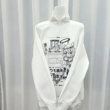 Women's Sweatshirt printed seriesprint  Loose new style  Anime cultural clothes and Round neck fashionable and unique style