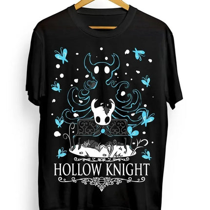 Hollow Knight SilkSong Retro Women Men T-Shirt Indie Game T-Shirt Casual Cotton Top Female Male Clothing High Quality Streetwear
