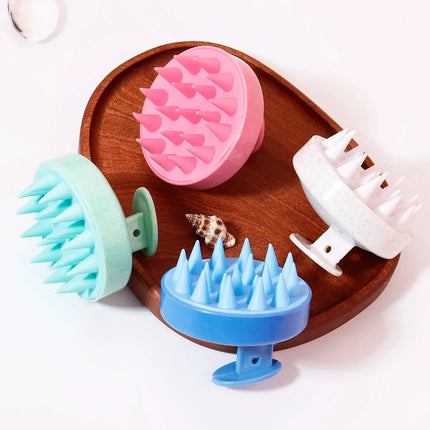 Hair wash brush, silicone scalp massage comb, soft body massage brush, beauty and hairdressing tool, shower SPA comb