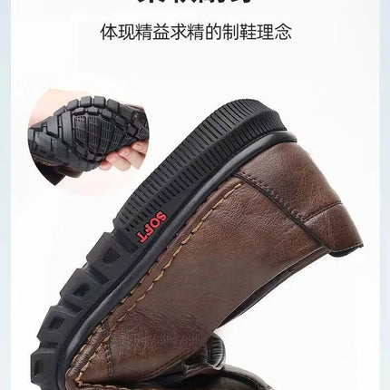 2026 PU Leather Men's Loafers Luxury Men Casual Shoes New Fashion Driving Shoes Breathable Slip on Men Moccasins Plus Size 39~44