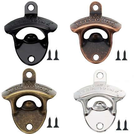 Alloy Wall Mount Beer Opener Kitchen Bar Bottle Opener