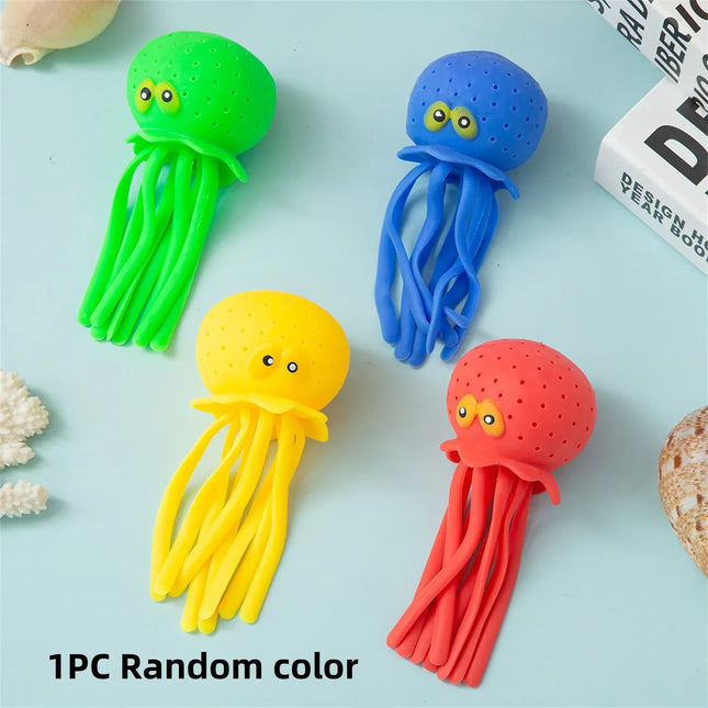 Octopus Water Balls Sensory Stress Relief Floating Pool Toys for Kids Water Splash Ball Swim & Bath Toys Outdoor Activity & Game