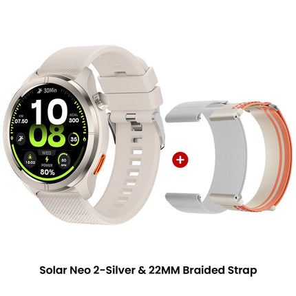 HAYLOU Solar Neo 2 Voice Calling Smartwatch 1.43'' HD AMOLED Display 24h Health Monitoring 150+ Sports Modes 1ATM Smart Watch