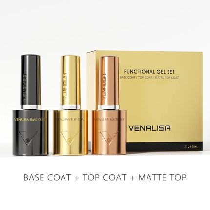 10ml Venalisa Super Glossy Top Coat Hema Free Soak Off UV LED Refillment Diamond Long Wear Anti-Yellow No-Sticky Top Coat
