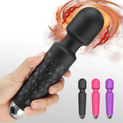 Strong Shock AV Vibrator Female Private Massage Stick Multifunctional Personal Adult Pleasure Toy