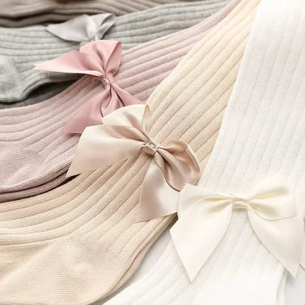 0-4 Years Pantyhose For Infants Newborns Toddlers Cotton Tight For Kid Spring Autumn Baby Girls Tights Beautiful Bowknot Mesh