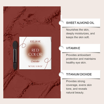 Concealer Lightweight Natural Coverage Of Skin Blemishes Spot Acne Print Cover Dark Circles Long-Lasting Non-Removing Makeup