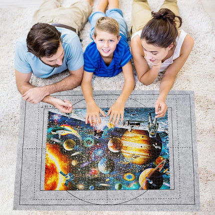 Puzzle Storage Blanket Children Puzzle Toys Multiple Specifications with Bag Portable Parent-child Early Education Gifts