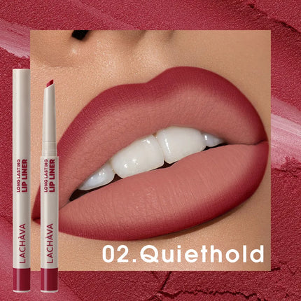 1pc Matte lip liner pen, long-lasting water and sweat resistant, twisted design - easy to apply, suitable for all skin types