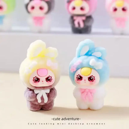 Hot Genuine Mini Figures Desktop Ornament Cute Plush Blind Box Kawaii Home Car Decor Collectibles Trend Toy Model Gift for Girl