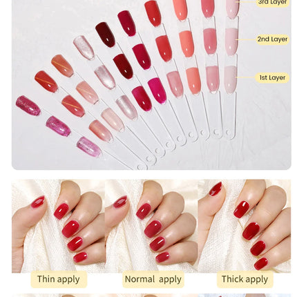 BORN PRETTY 15ml Clear Non Stick Hand Extension Gel 3D Shaping Sculpting Carving Nail Art Solid Hard Gel for Fake Nail
