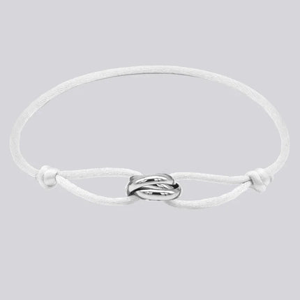 Zalman Wholesale GDS888 Luxury Unisex Bracelet 3 Metal Buckle Hand Chain Adjustable Men's Rope Bracelet for Women Jewelry Gifts