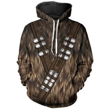 Adult Print Sweatshirt Pullover Coat Star Cosplay War Hoodie Plus Size 5XL Clothing
