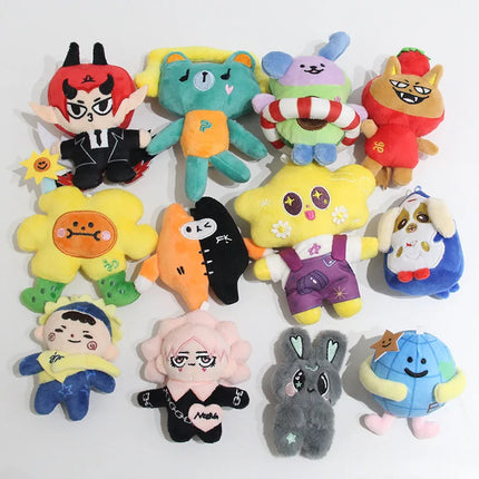 Thailand GMMTV CP Plush Keychain Cartoon Cute Filling PP Cotton Pendant JAIDEE BABII WIN ForceBook AouBoom Fans Birthday Gift