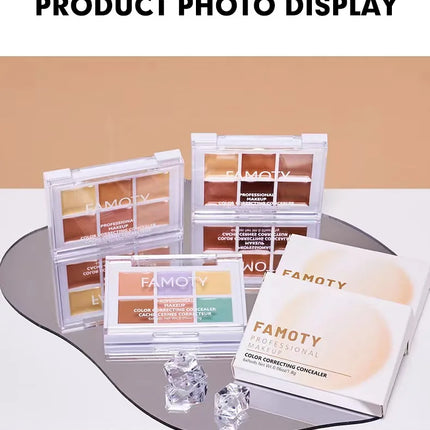 Nine-tone Concealer Spotty Acne Print Dark Eye Circles Tear Gap Brightening Skin Tone Lasts Forever