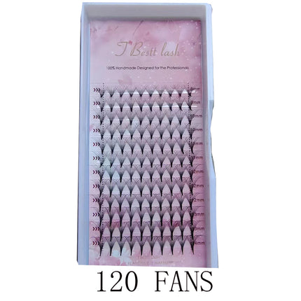 TBestt 5D/6D/8D/10D Premade Fans Volume Russian Lashes Pre Made Volume Fans Silk Soft Volume Eyelashes Extension