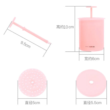 Reusable Foaming Clean Tool Simple Face Cleanser Shower Bath Shampoo Foam Maker Bubble Foamer Device Cleansing Cream