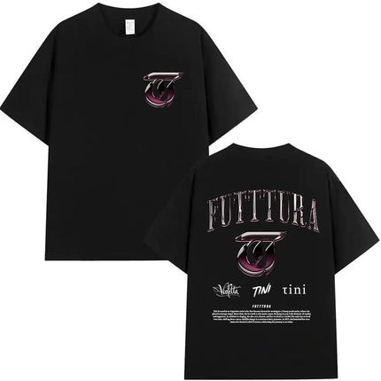 Singer TINI STOESSEL Futtura Tour New Album 2025 Graphic T-shirts Men Women Fashion Harajuku Short Sleeve Cotton Tees streetwear