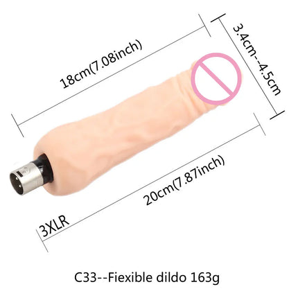 Fredorch Entry Level Sex Machine A2 / F2 /F3 Attachment 3XLR Accessories Dildos Suction Cup Sex Products For Women for Man