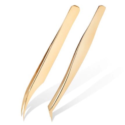 High Quality Eyelash Tweezers Ultra Fine Tip Improved for 3D 6D Lashes Extensions Tweezer Eyelash Pincette Professional Russian